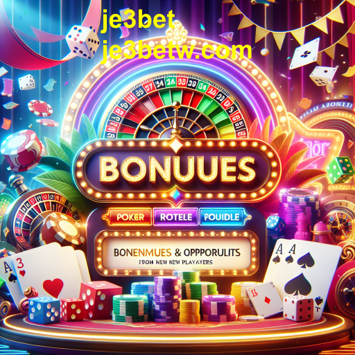 Bônus de Boas-Vindas no je3bet: Uma Oportunidade Imperdível para Novos Jogadores
